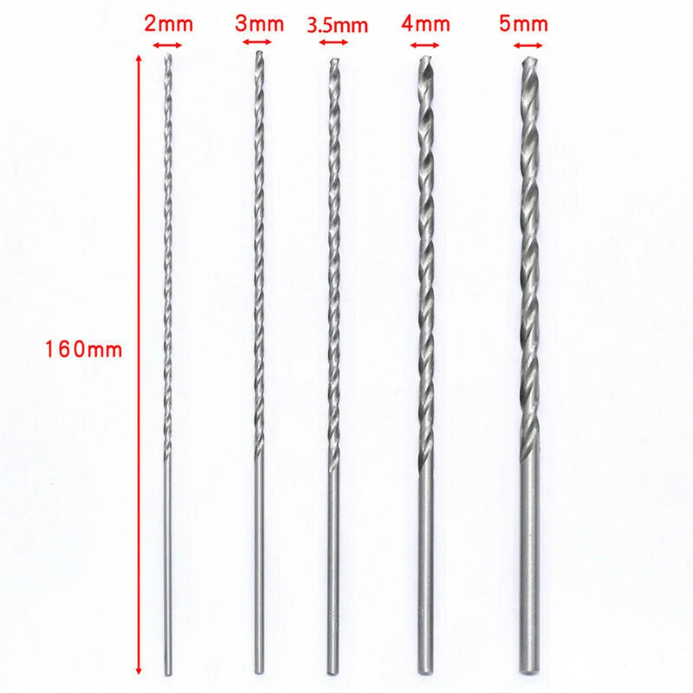 

10PCS 2-5mm Twist Drill Bit Set 150mm High Speed Steel Drill Bit Set Power Tools Accessories Rotary Tools For Wood Drilling