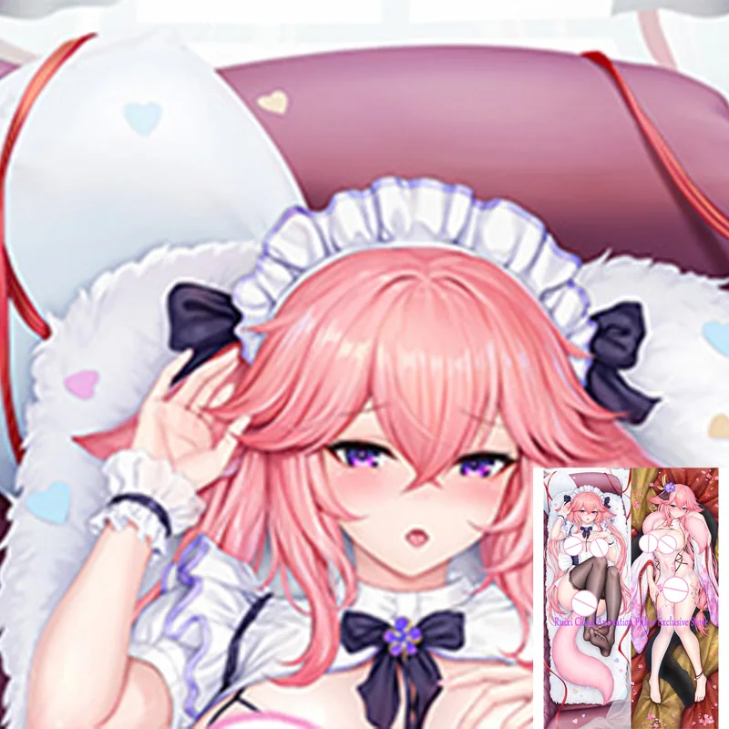 

Dakimakura Anime Yae Miko Double-sided Print Life-size Body Game Pillow Cover Bedding Gifts