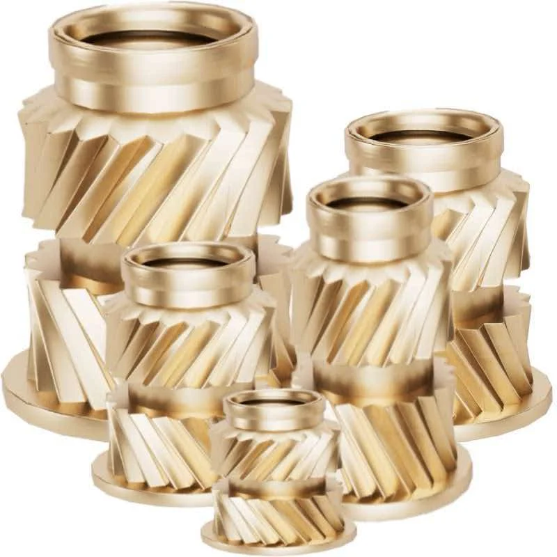 M2 M3 M4 M5 M6 M8 Brass Threaded Nut Inserts  Notebook 3D Print Flange T-Nuts Knurled Thread Hot Melt Heating Insert Nuts