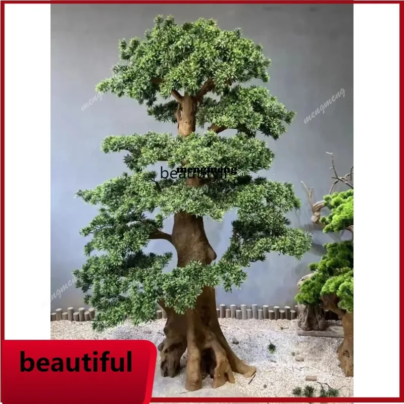 Simulation of Luo Hansong Green Plant Artificial Tree Interior Landscaping Decoration Ornament New Chinese StyleN