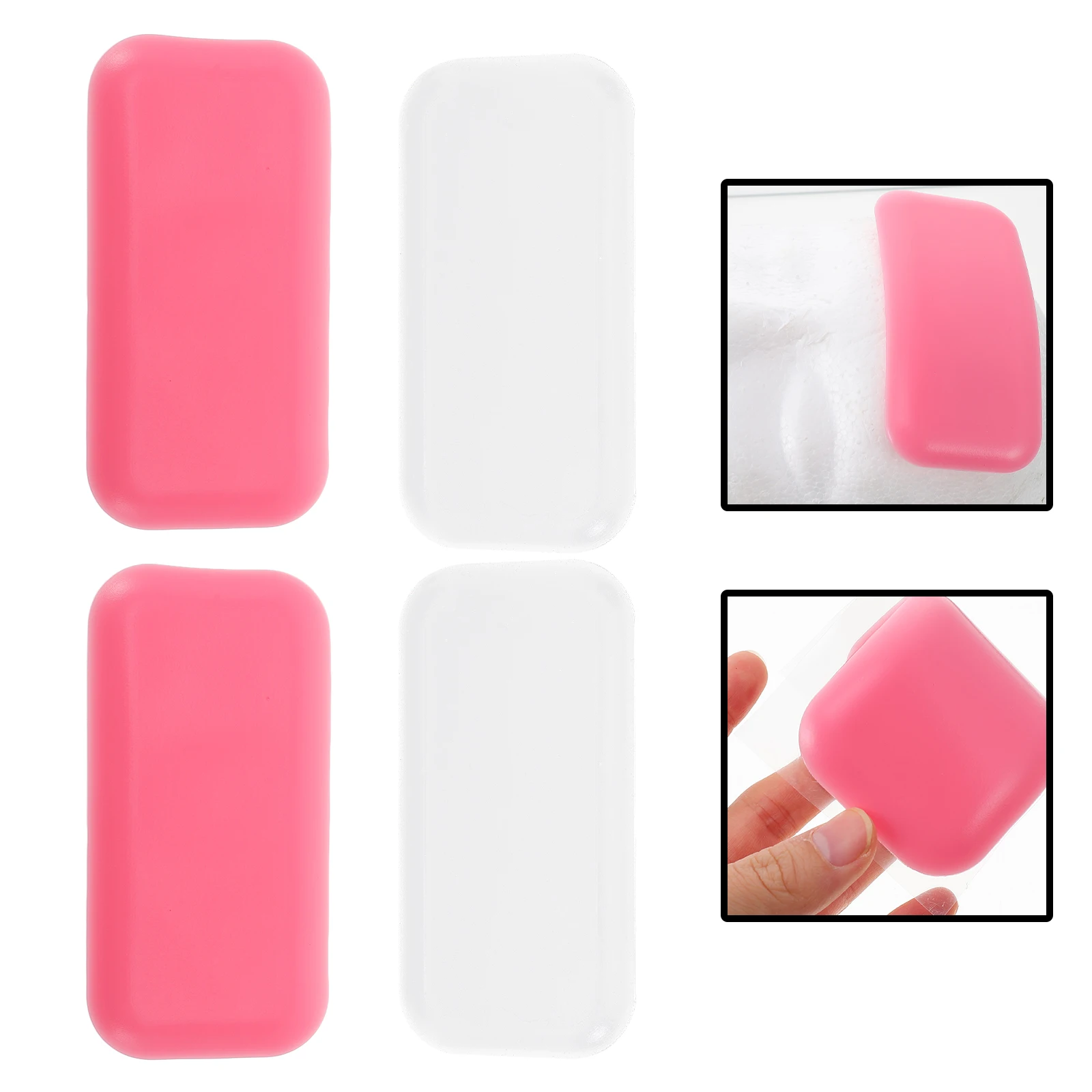 

4 Pcs Eyelash Spacer Extension Accessories Grafting Tools Pads Silicone Lift Curler