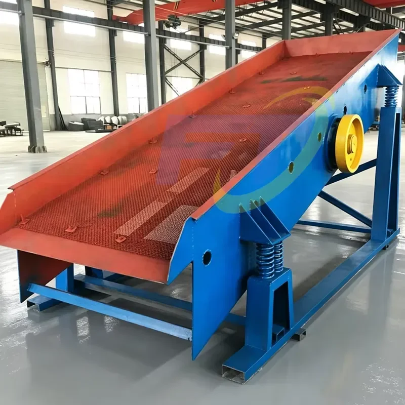 i Factory Mining Vibrating Screen Machine 1225 Large Capacity Aggregate Screening Equipment With PU Screen Mesh