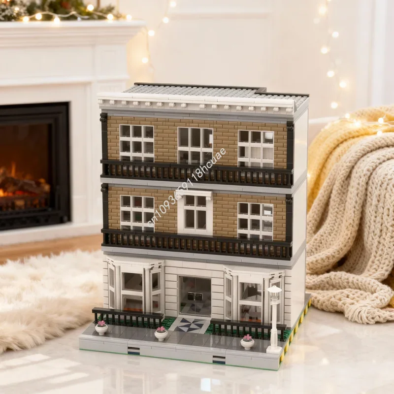 

2568pcs MOC Modular Streetscape London Townhouse Model Building Blocks Toys Construction Idea Education Festival Gifts Brick