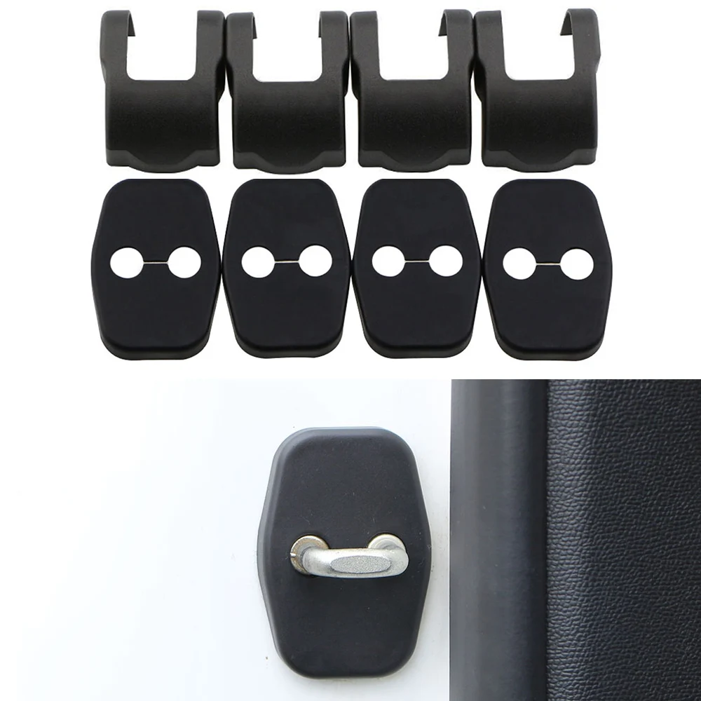 Car Door Lock Buckle Covers Door Stopper Cover for Peugeot 308 408 208 2008 3008 for Citroen C4 Limiter Protector Accessories