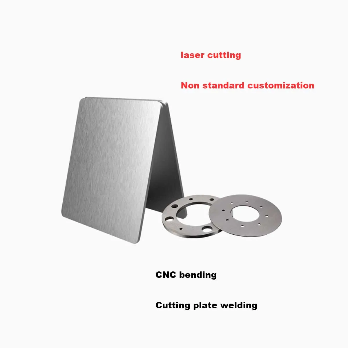 6061 Aluminum Plate Processing Custom 7075 Aluminum Plate 1/2/3/5/8/10mm Thick Aluminum Alloy Sheet Laser Cutting