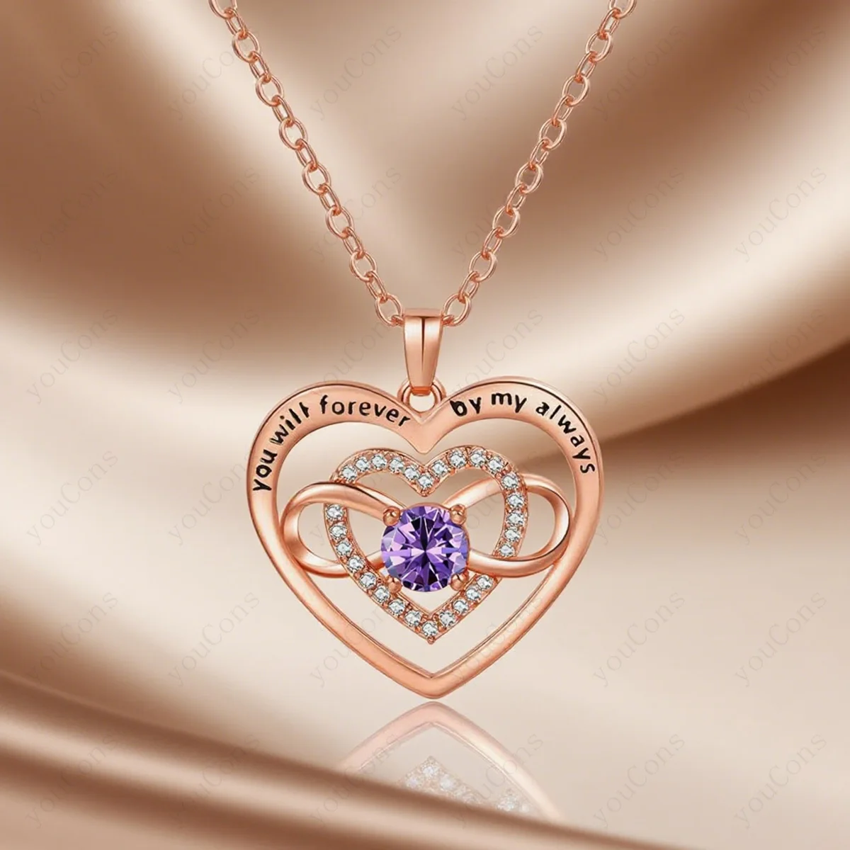 القلب عقد من حجر الياقوت قلادة مع صندوق القوس الوردي 2025 مجموعة مجوهرات جديدة لصديقة أمي عيد الميلاد عيد الحب هدية للذكرى السنوية