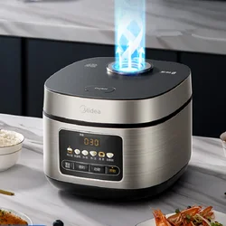 Midea Rice Cooker Rice Cooker Household 4L Gathering Kettle Metal Body High Power Rice Cooker MB-RE417 3-8 People