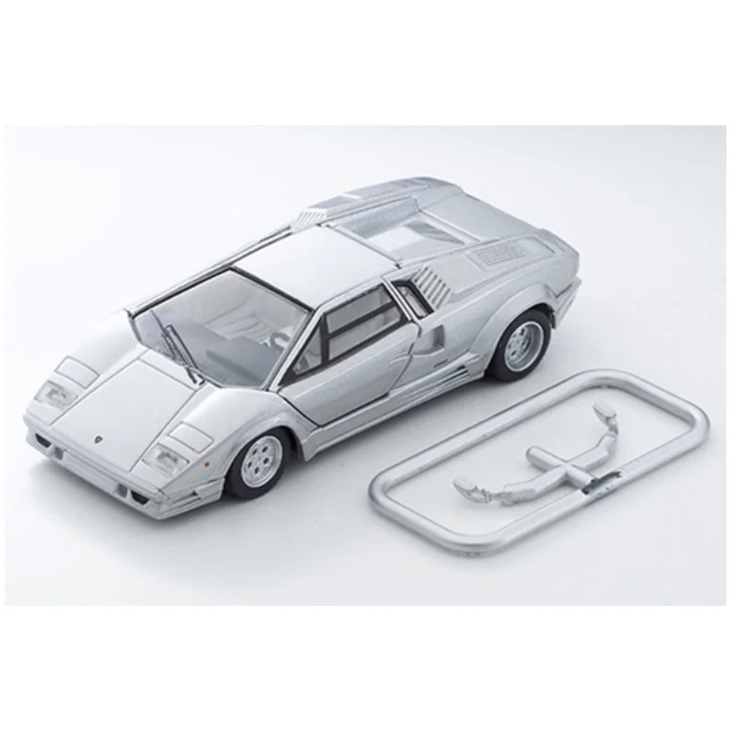 TOMICA TLV 1:64, Lamborghini Countach 25th Anniversary silver,alloy die-cast static Miniaturized car Tide Play model,Boy's gift.