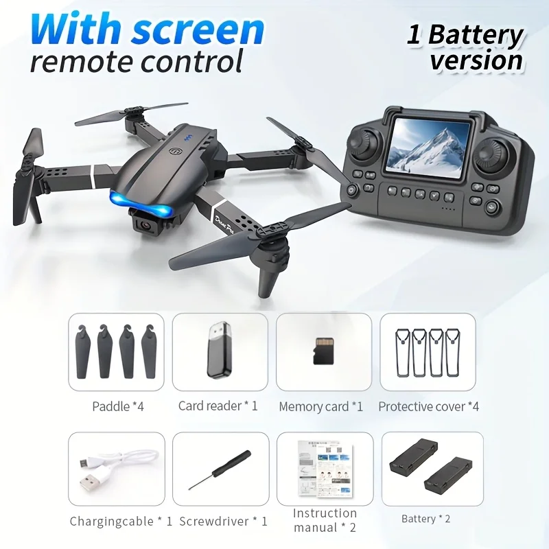 The Upgraded 2026 E99PRO MAX Drone Features Dual 8K Cameras, In-Screen Remote Control, Two Batteries, One-Key Return-to-Home, A Foldable Design, USB Charging, Wi-Fi Connectivity, and Flight Gaming Capabilities. This Drone Is Suitable for Beginners and Mak view 8