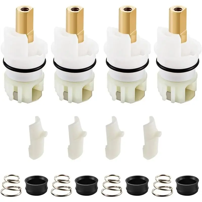 

B52C For Delta Faucet Stem Replacement RP25513 Repair Kit For Two Handle Faucets With Cartridge RP24096 RP24097 Turn Stop 1/4