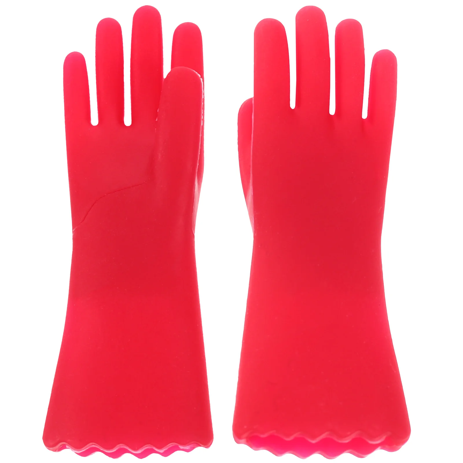 

Long Sleeve Simulation Gloves Work for Cleaning Plastic Miniature House Props