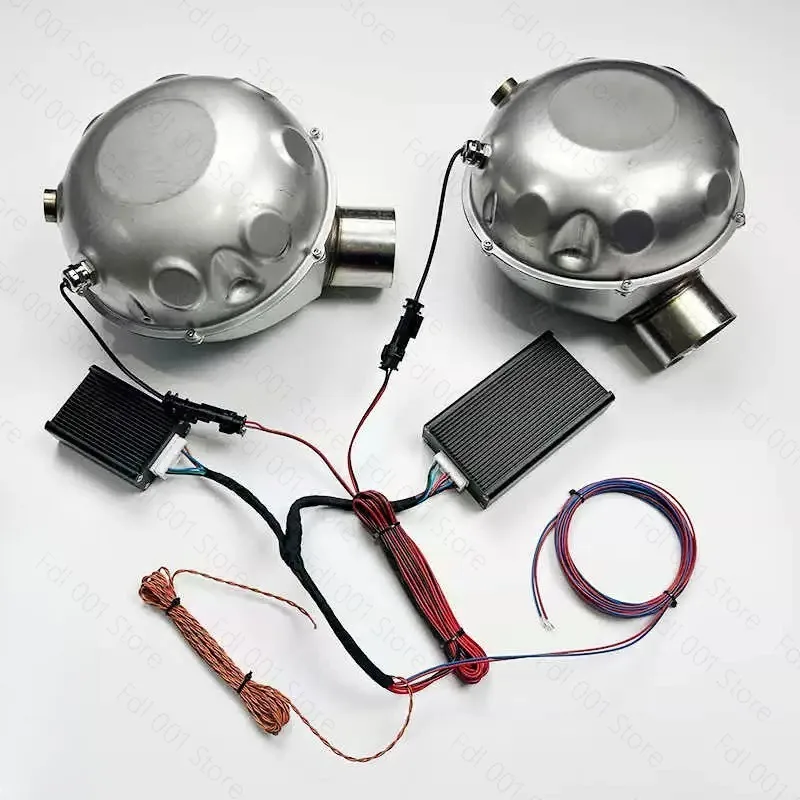Universal Electric Exhaust Sound Booster System Exhaust Speaker with 8 Sound Modes Fit Most Vehicle Models