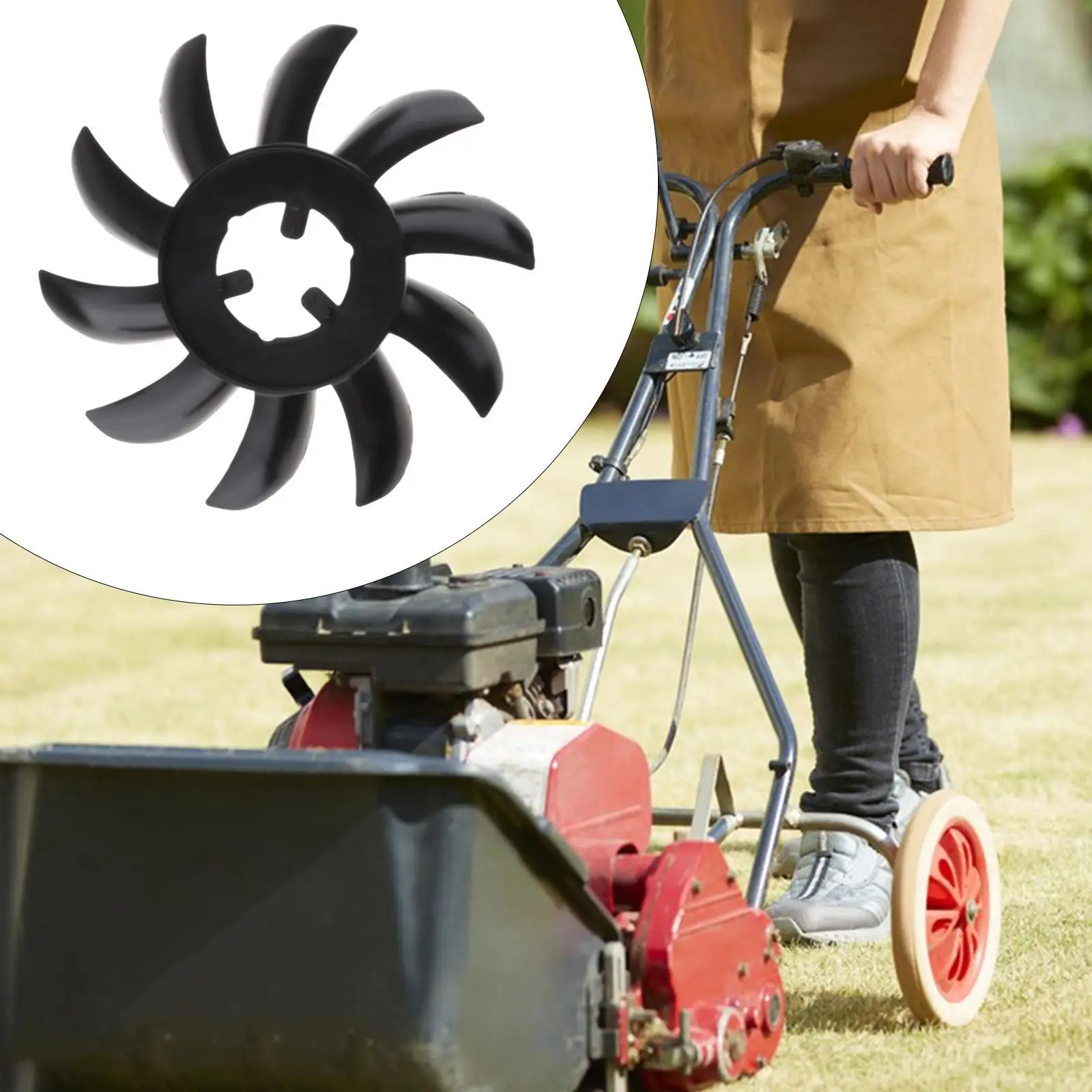 

Lawnmower Fan Nylon Utility Accessories Replace Easy Installation 53994