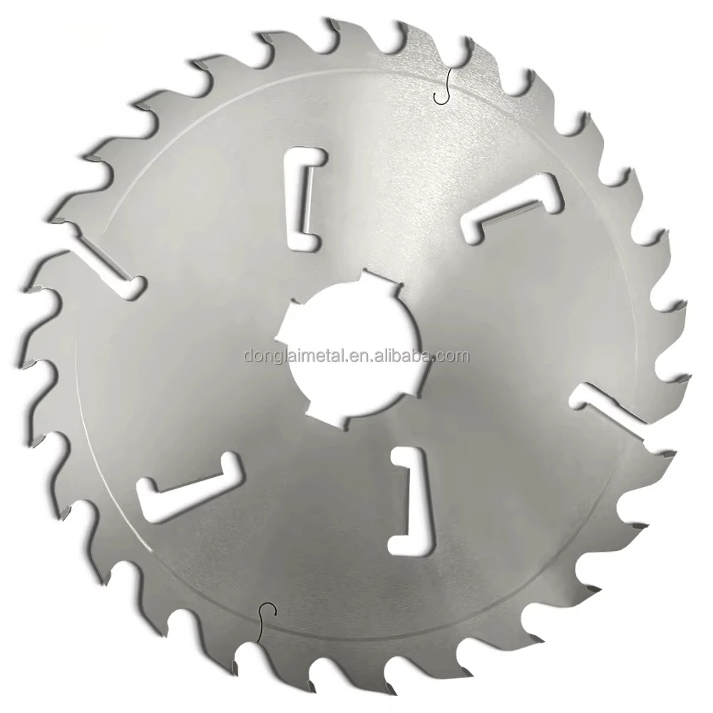 20'' 500mm 28T Multi Rip Saw Blade with 6 Scraper Blad  Heavy Duty Woodworking for Hardwood Softwood Logs