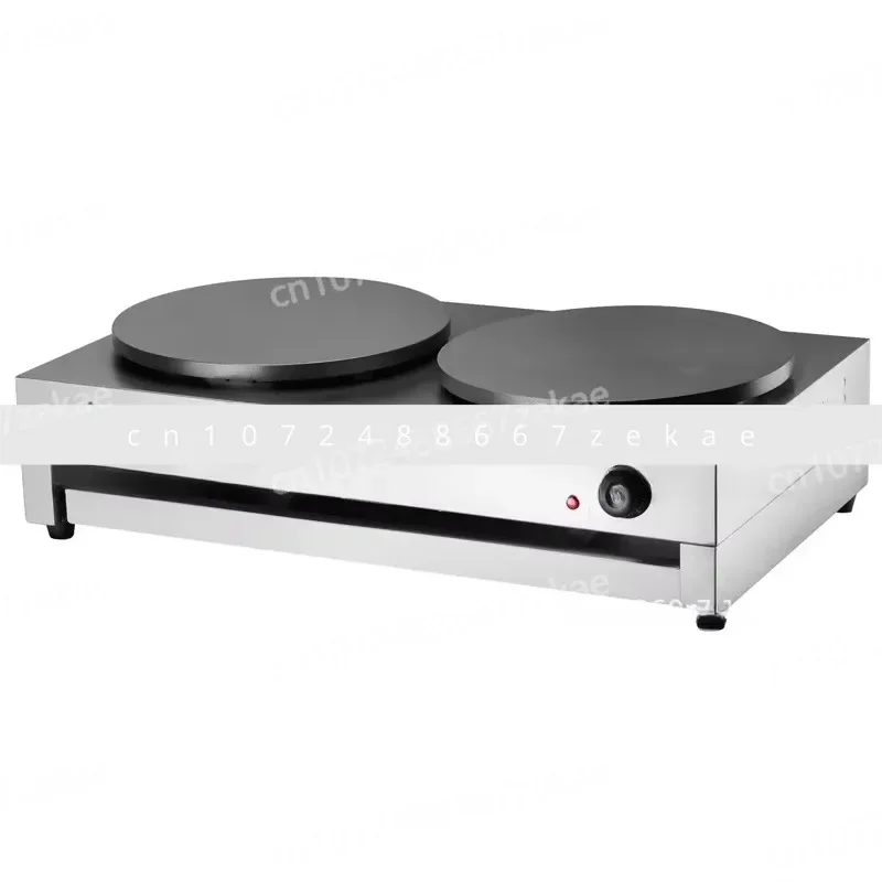 Commercial Household Electric Heating Gas Single Reservoir Double Reservoirs Crepe Maker Pancake Rolled with Crisp Fritter