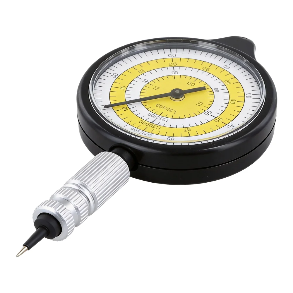 Curved Route Meter Distance Measuring Tool For Outdoor Activities Actual Distance Measurement Lightweight ABS Material For Maps