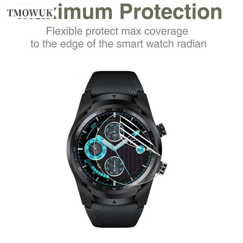 Voor TIC Watch Pro 5 Pro5 Enduro - Militaire kwaliteit 9H gehard glazen schermbeschermer met ultradun en schokbestendig