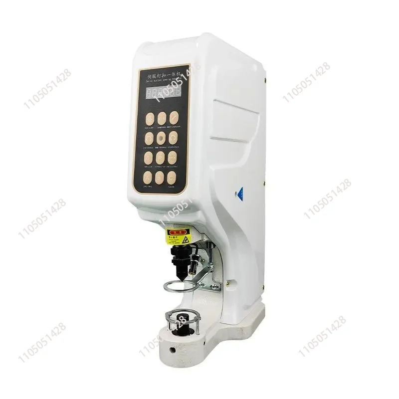for Fully Automatic Computer Button Punching Machine Electric Four in One Buckle Large White Air Eyelet Press Red Anti Theft