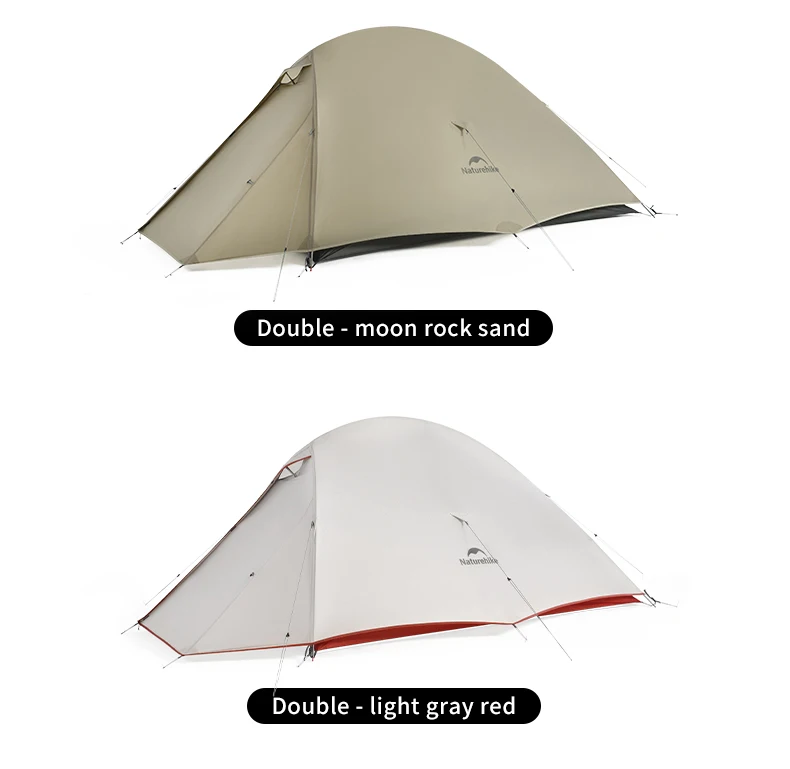 Naturehike Cloud Up Campingzelt Pro Wanderzelt Bergsteigerzelt Reisezelt Outdoor Übernachtungszelt Wasserdicht Winddicht Ultraleicht Tragbarer Sonnenschutz – Detail 17