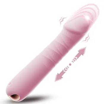 10 โหมด Telescopic Vibrator สําหรับผู้หญิงมอเตอร์ความเร็วสูง G-Spot Climax Dildo Vibrating หญิง Masturbator เพศผู้ใหญ่ของเล่นสําหรับผู้หญิง