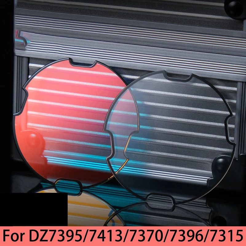 Watch lens Red light Transparent and black edge Substitute for Diesel DZ7395/7413/7370/7436mirror watch glass mirror accessories