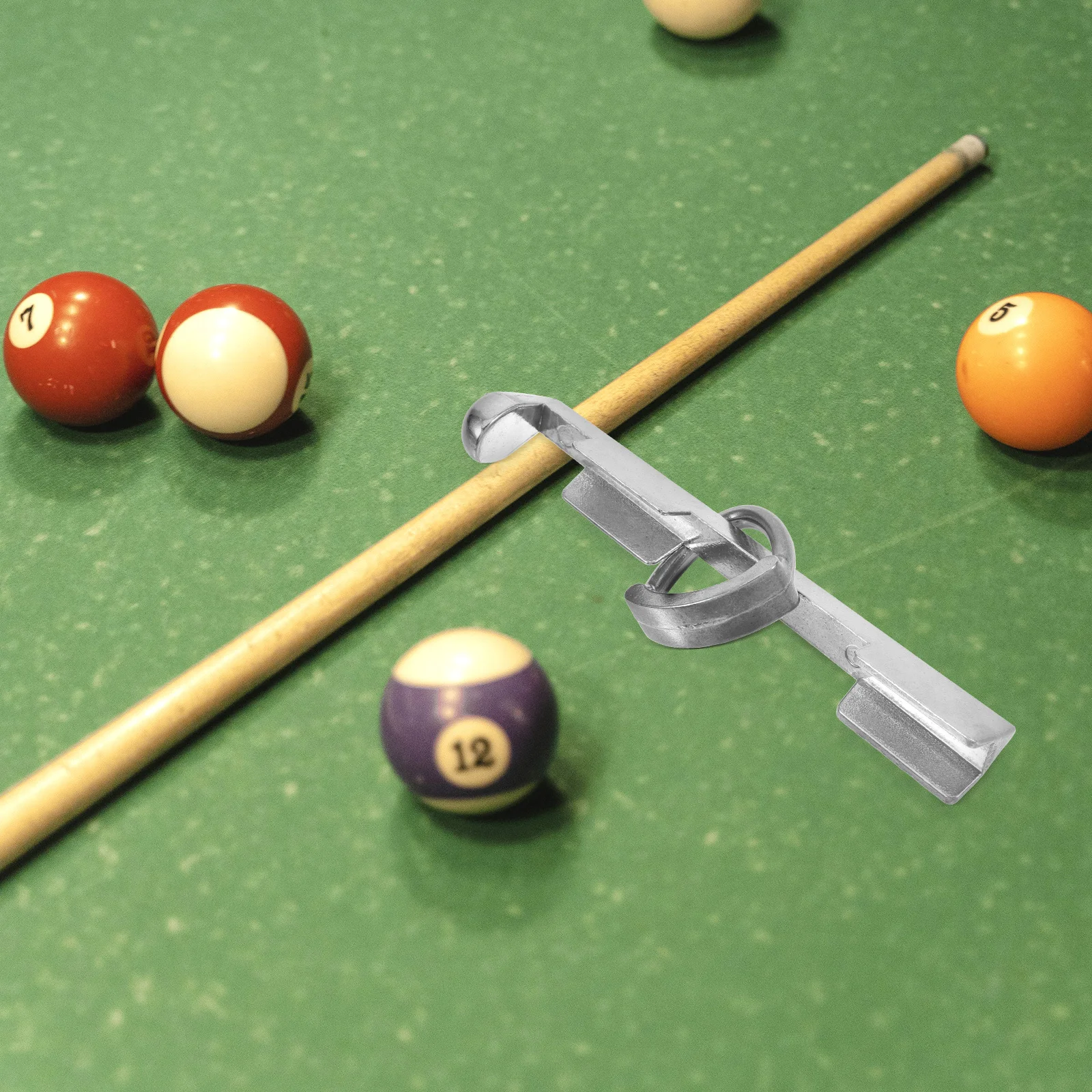 

Алюминиевый зажим для наконечника кия, инструмент для ремонта бильярдных палок, прочный, практичный, многоразовый, для различных головок кия, аксессуар для бильярда