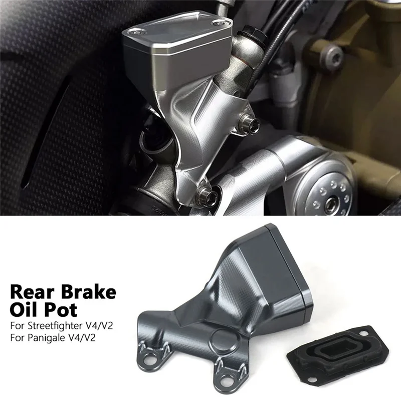 

Lasting Motorcycle Accessories Rear Brake Oil Reservoir Kit For Ducati Panigale V4 PANIGALE V2 Streetfighter V4