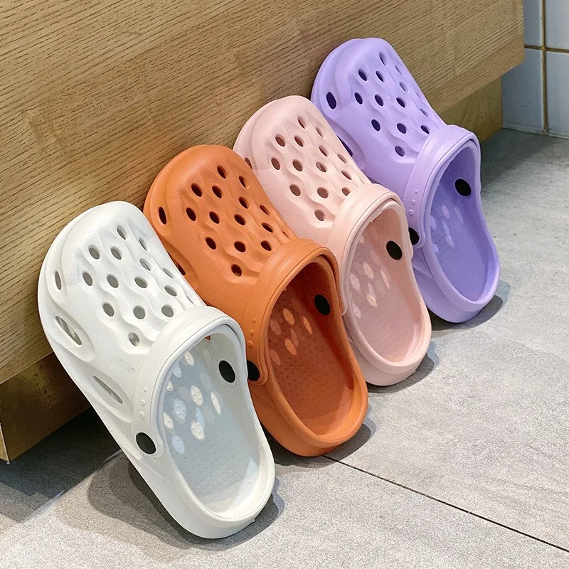 Women Clogs Summer Women Sandals Thick Bottom Home Slides Soft EVA Dry Wedges Platform Garden Shoes Beach Sandals Home Slippers