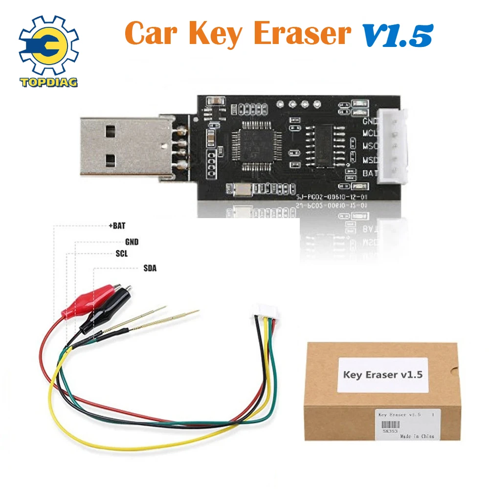 Car Key Eraser V1.5 Key Cleaner Tool Unlock Remote Diagnostic Tool Erase Memory Prepare Reuse PCF7941 PCF7945 PCF7952 PCF7953