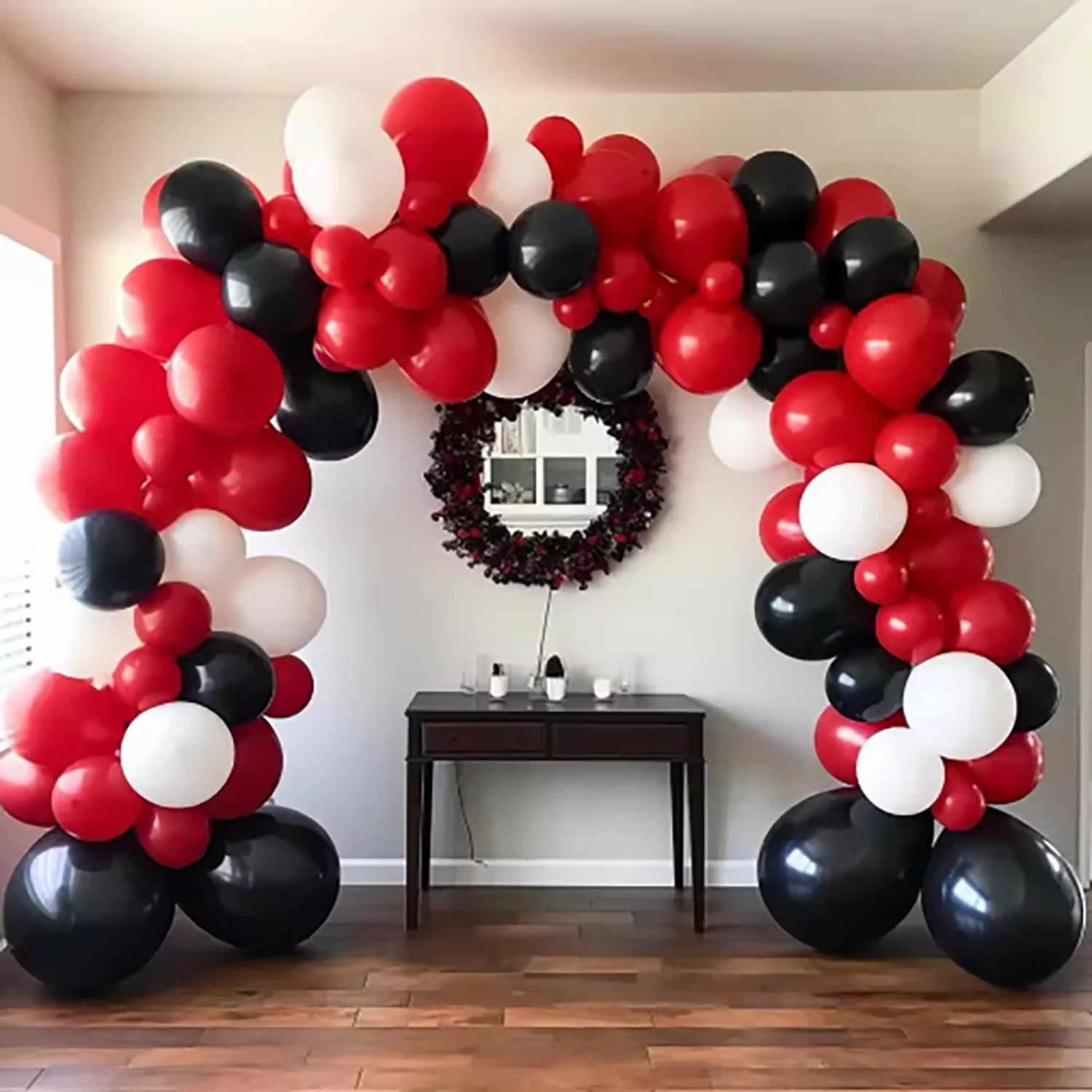 conjunto-de-128-baloes-de-latex-vermelhos-brancos-e-pretos-ideal-para-festas-de-aniversario-casamentos-e-decoracao-de-dia-dos-namorados