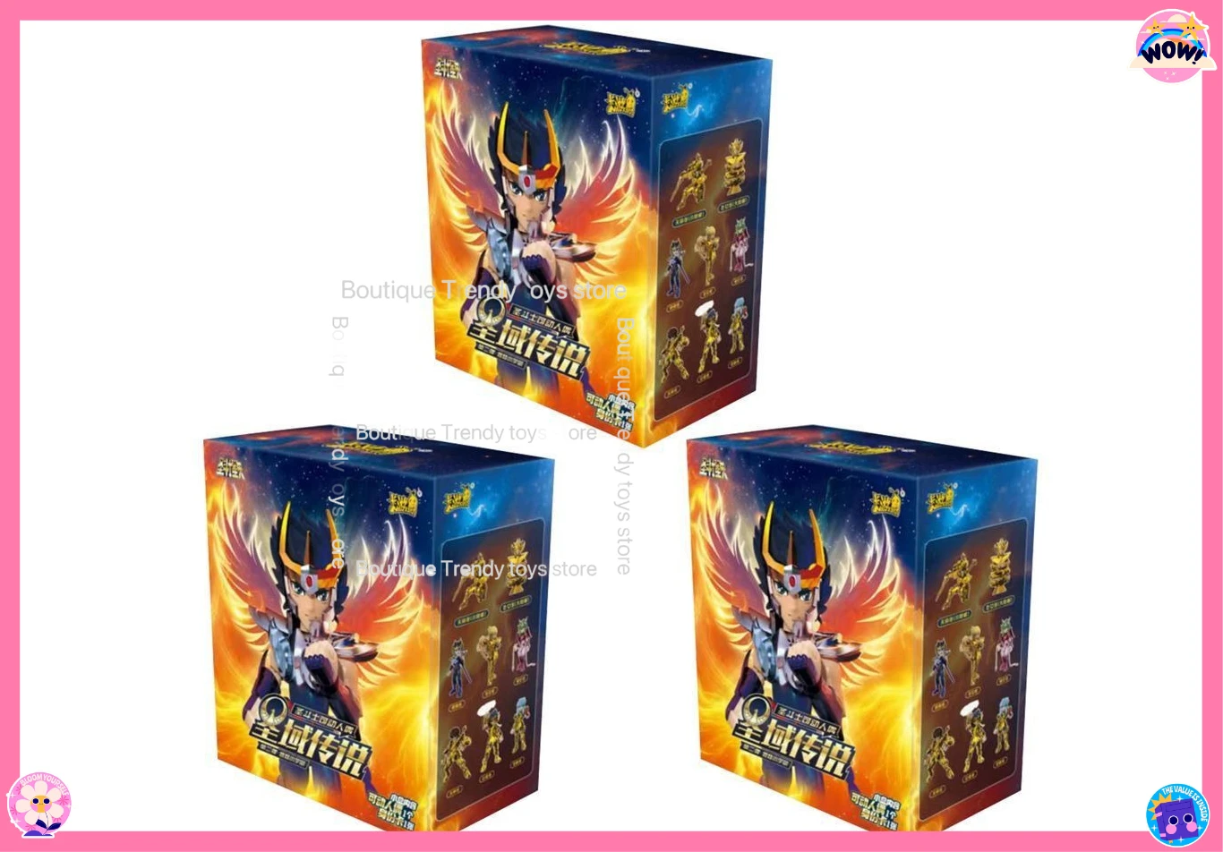 Saint Seiya Sanctuary Legend Druga Seria Blind Box - Dwanaście Konstelacji Ruchome Figurki do Składania