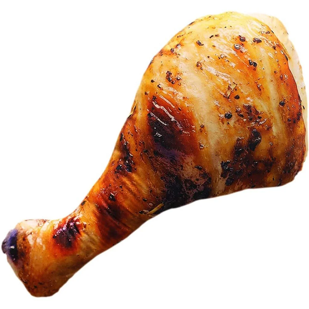 20cm Simulation Food Chicken Leg Plush Toy Chicken Wing Drumstick Fried Pillow Cushion Soft Throw Pillow Home Decor