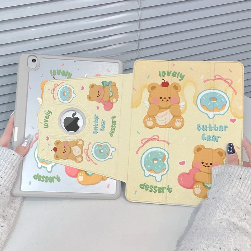 

Kawaii Hello Kitty Case for Ipad 11in 11th A16 2025 Air7 Mini7 6 8.3in Tablet Case 9th 10.2in 10th Air4 5 10.9in Cartoon Cover