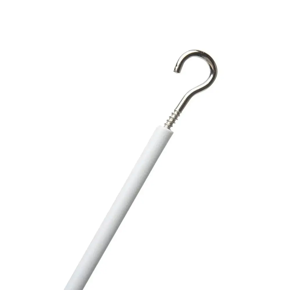 1Set Durable 2/3/4/5 Meters Curtain Spring Rope PVC Steel with HOOKS EYES Window Cord Cable Net White Curtain Track Wire
