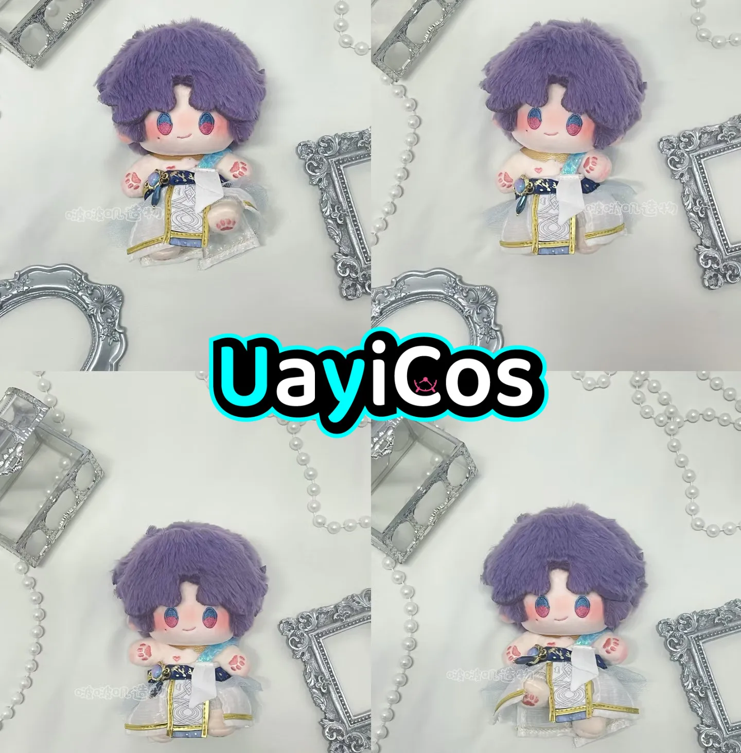 

10cm Doll Clothes Love and Deepspace Rafayel Mermaid Princess Skirt Pants Scarf Clothing Costume Suit Anime Game Toy Kids Gift