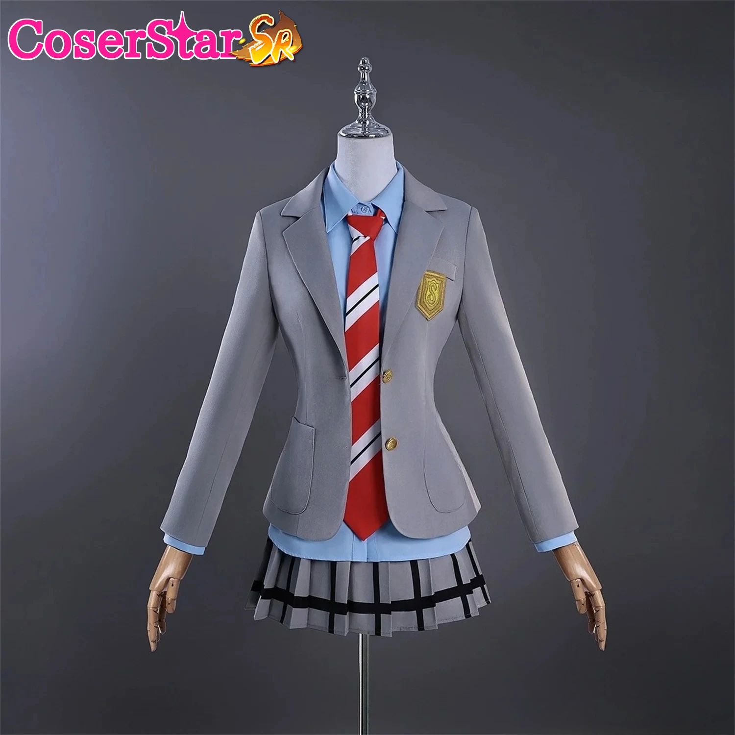 CoserStar-SR أنيمي مانغا كذبتك في أبريل ميازونو كاوري أريما كوسي تأثيري حلي هالوين حفلة لعب الأدوار الباروكات الأحذية