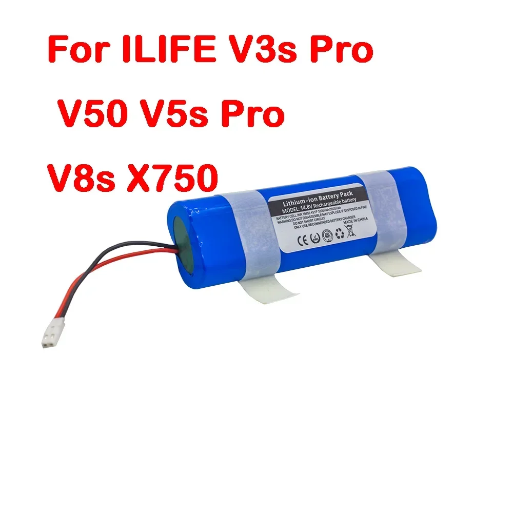 

Battery For ILIFE V3 Plus v5s Pro v5s Pro X750 v3s Pro 14.8V 2600mAh Rechargeable Battery Robotic Cleaner Accessories Parts