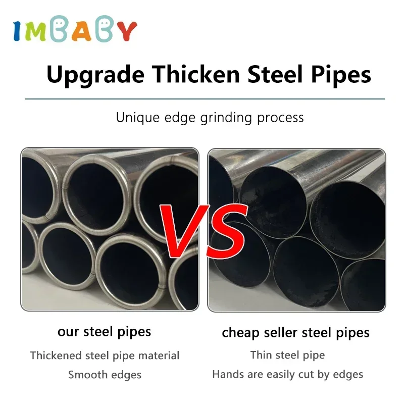 IMBABY روضة أطفال مربعة للأطفال في الأماكن المغلقة روضة أطفال آمنة حواجز سياج ملعب أطفال كبير #3