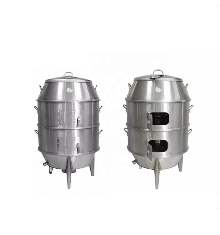 

Духовка для барбекю с куриной уткой и новым многофункциональным угольным грилем Mandi для домашнего использования в ресторане.