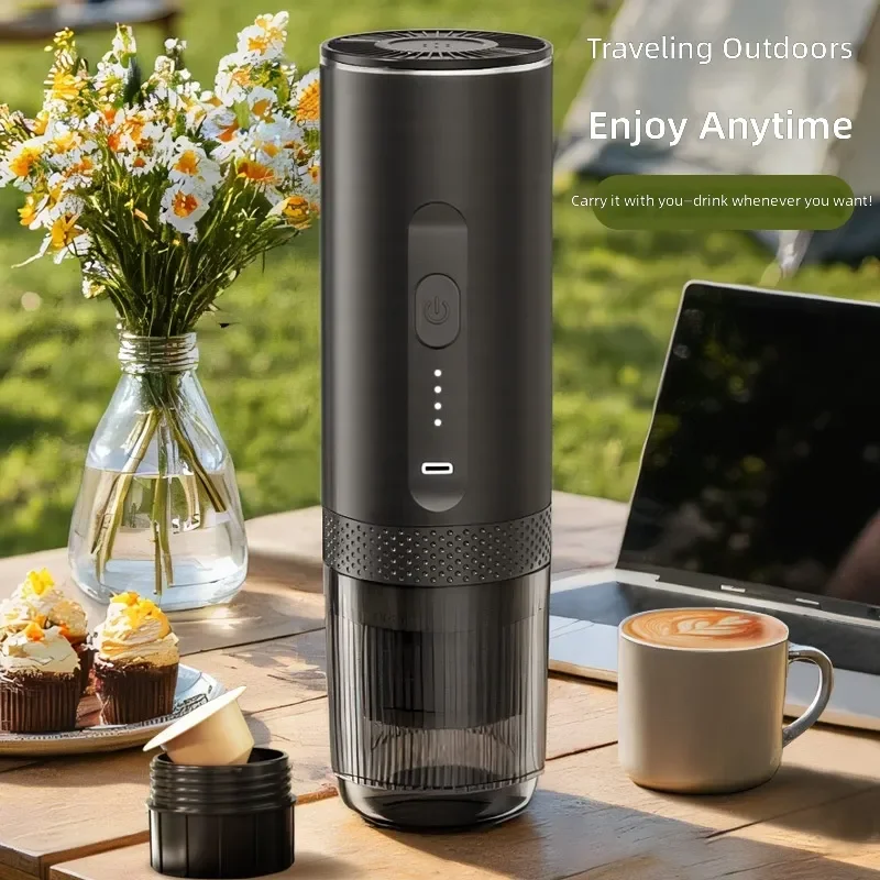 for Wireless Portable Capsule Coffee Machine Fully Automatic Italian Pump Pressure Heating Extraction Espresso Maker