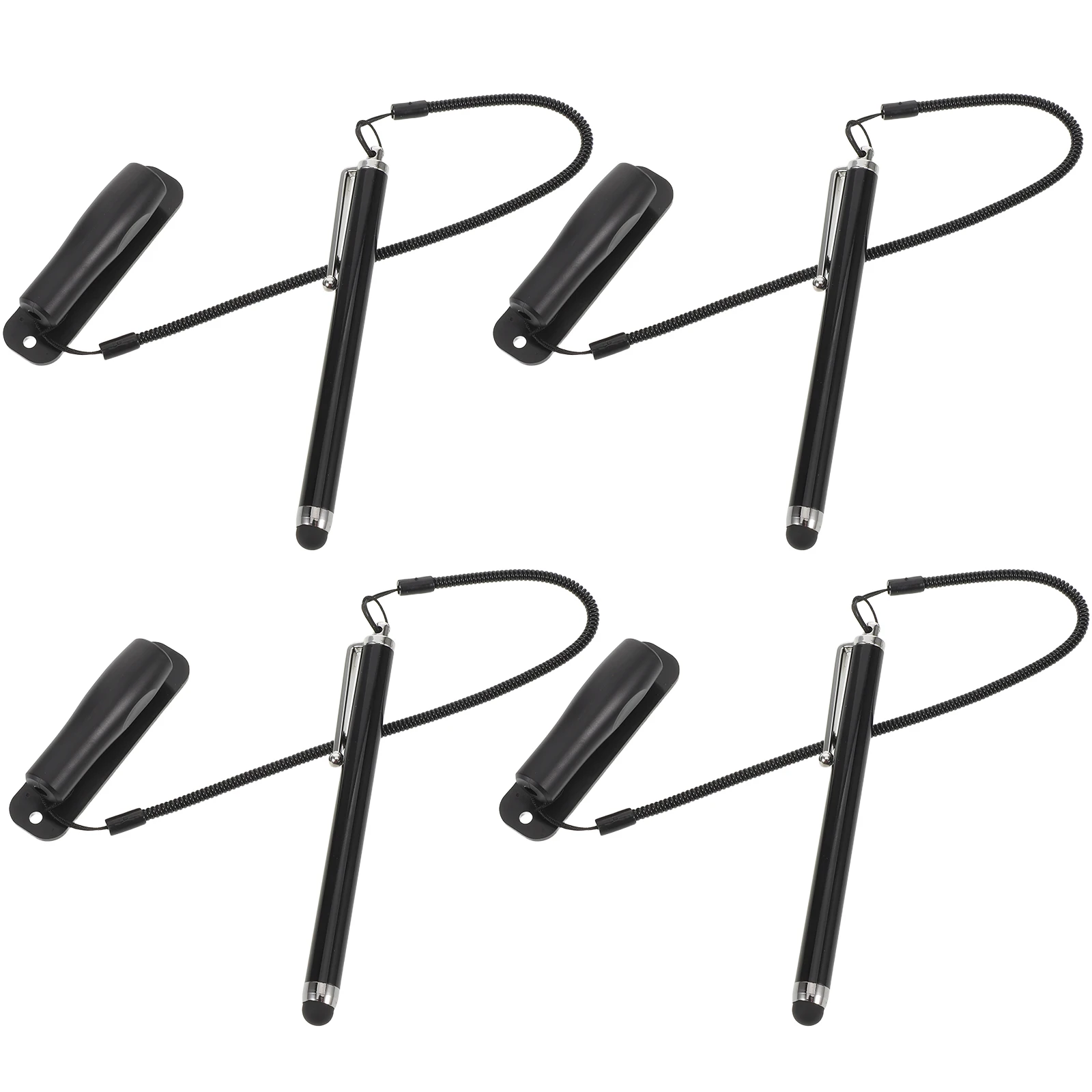 

4 шт. стилус для ноутбука с сенсорным экраном, мобильный телефон, емкостный высокочувствительный планшет, черный