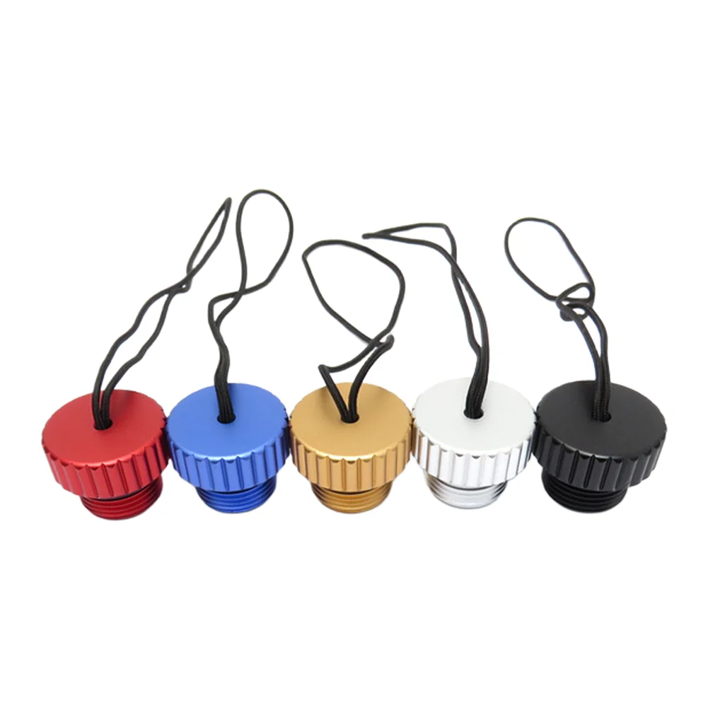 Scuba Diving Tank Valve Dust Cap 5/8-14 Thread Aluminum Alloy Anodized Cover For BCD Sidemount Wing System Underwater Gear Part view 5