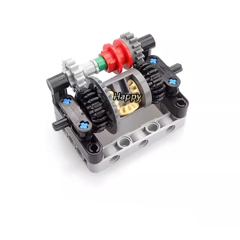 Nuovo arrivo MOC Parti tecniche Building Blocks Mattoni Kit ingranaggi differenziali Set differenziale con cornice tecnica Confezione fai da te