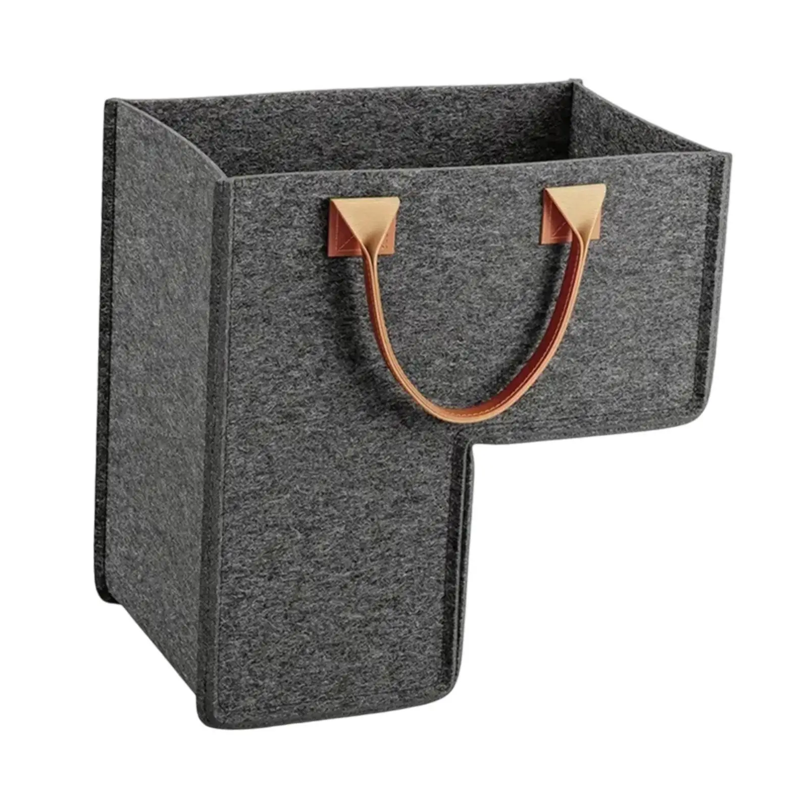 Stair Basket with Handles Staircase Basket for Home Office Decor Books Household Items Carpeted Stairs and Wooden Stairs Toys
