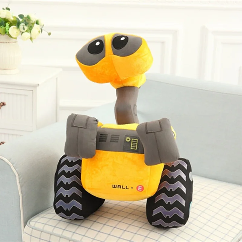 만화 30cm WALL-E 생생한 로봇 플러시 장난감 벽 E 미니언 로봇 모델 부드러운 인형 봉제 인형 장난감 홈 장식 어린이 선물