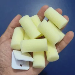 Malathorne 30 pezzi spazzola in spugna a forma di cilindro per colla da ping pong a base d'acqua + racchetta con clip a colori casuali accessori per strumenti fai da te