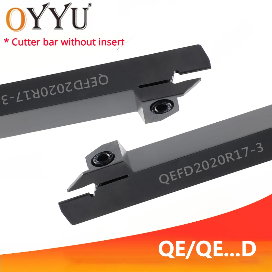 

OYYU QECD1616R12 QECD2020R15 QEFD2020R17 QEGD2020R22 QE1616R QE2020R External Grooving Tools Holder Shank QECD QEFD QEGD QEHD QE
