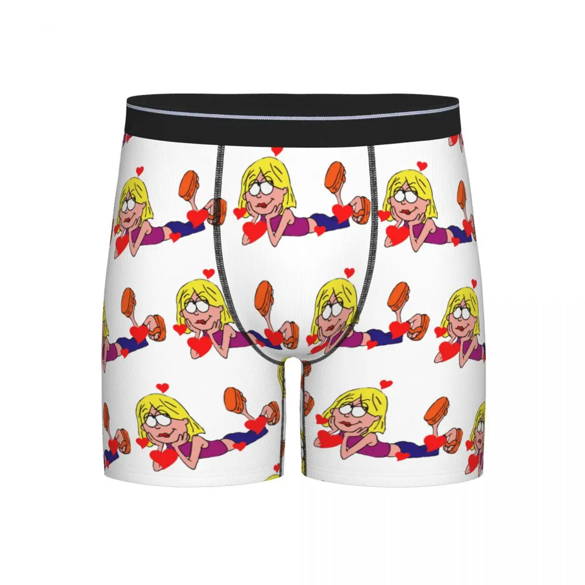 

Long Boxer Underpants Shorts Lizzie Mcguire Cartoon Panties Men Ventilate Underwear for Homme Man Boyfriend Gift
