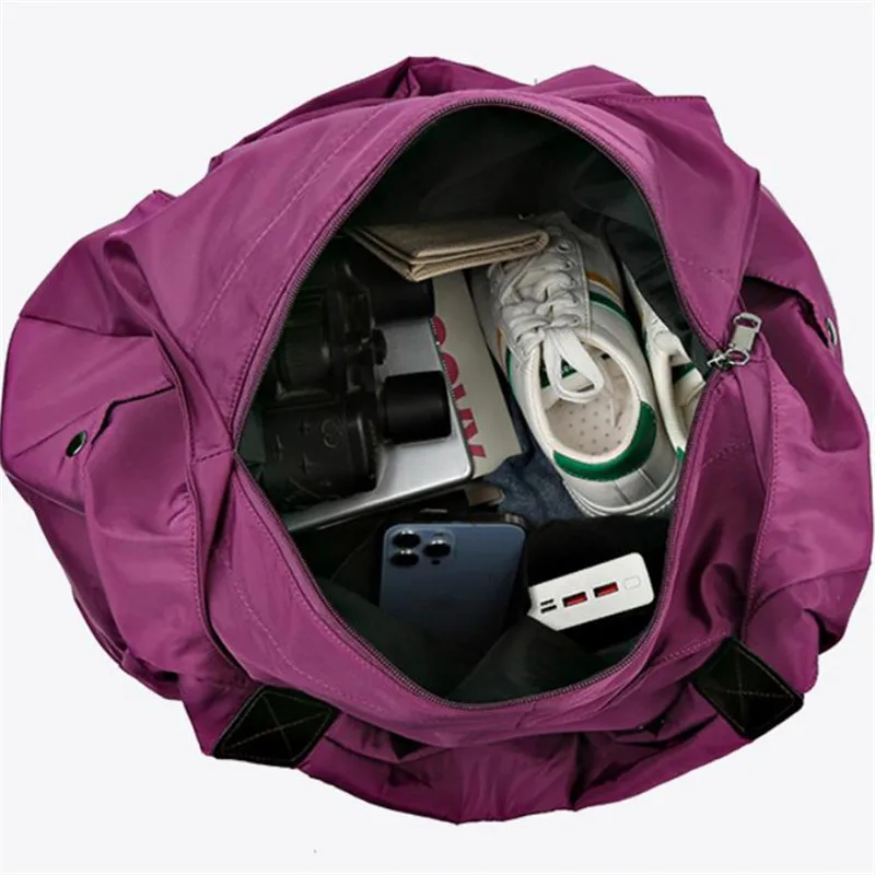 حقائب يد نسائية أكسفورد عصرية حقيبة كتف ذات سعة كبيرة حقيبة سفر، حقيبة يد لليوجا والترفيه في نزهة الضواحي مع مبطنة #6