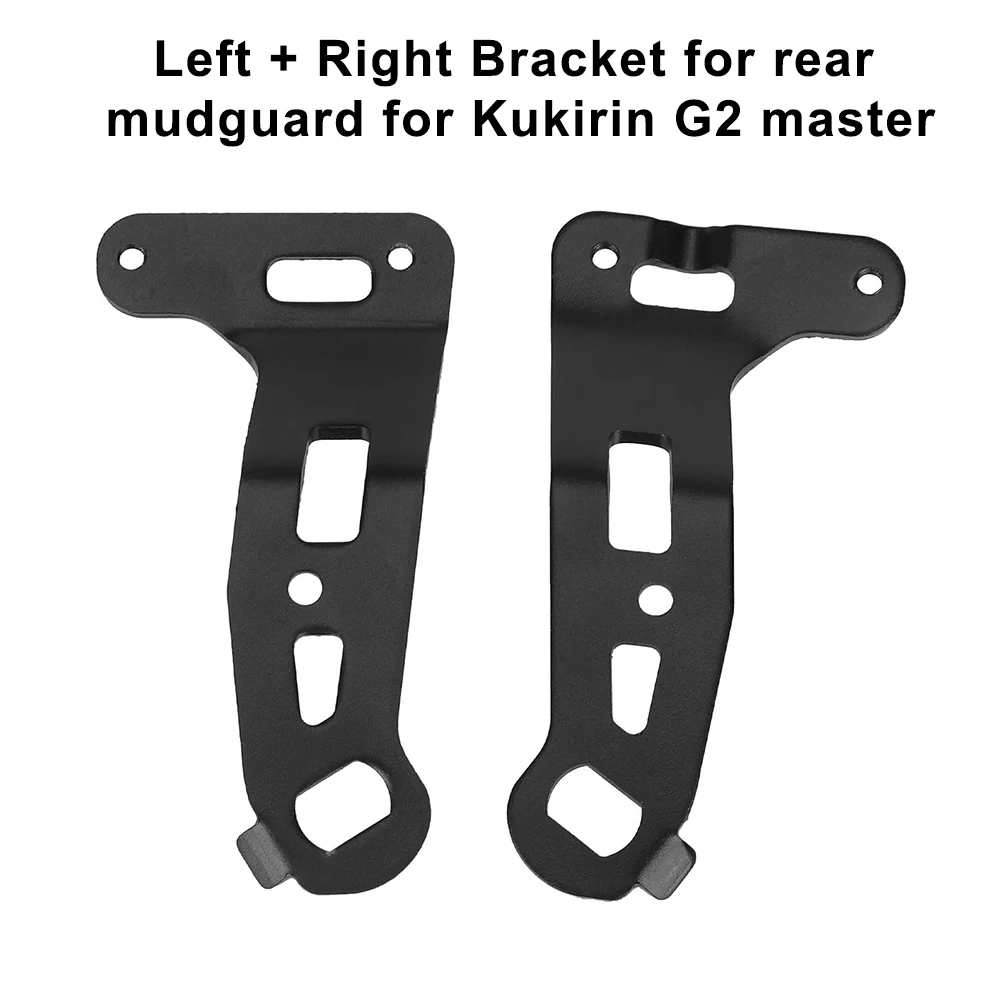 Rear Mudguard Bracket With Wired Tail Light For -KUKirin -G2Master Electric Scooters - Includes Left & Right Brackets